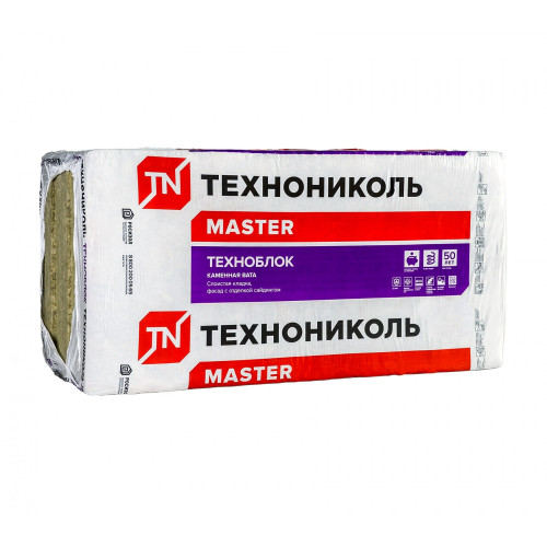 Теплоизоляция Технониколь Техноблок Стандарт 1200х600х100 мм 